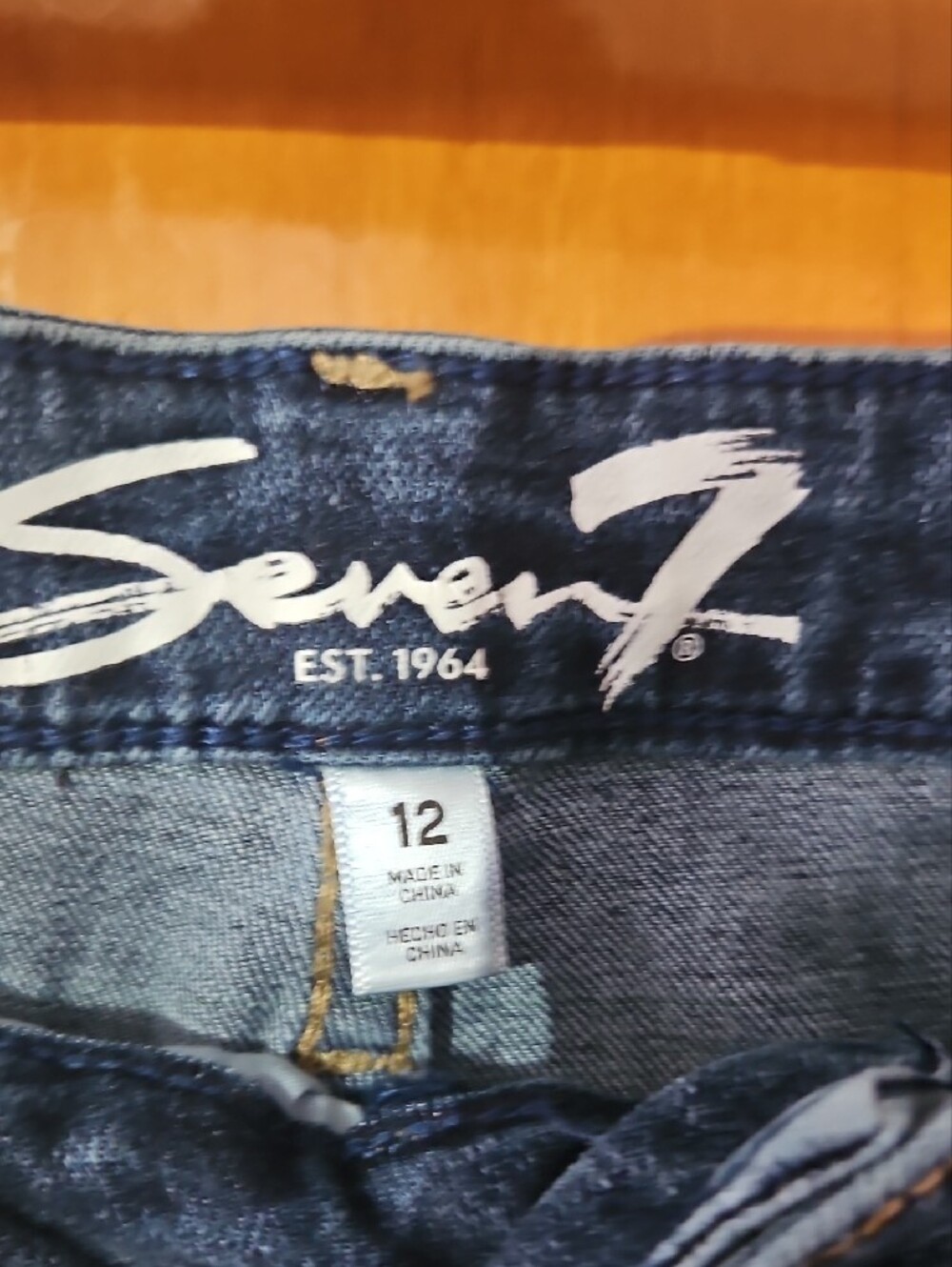 Seven7 Women's Skinny Jeans in Dark Blue Denim - Picture 2 of 7
